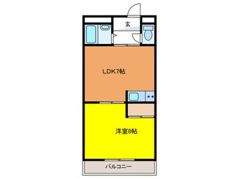 間取図 荒川マンション