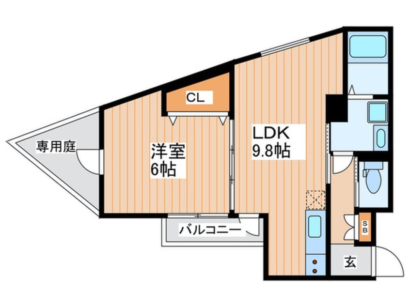間取図 アリーナ大池