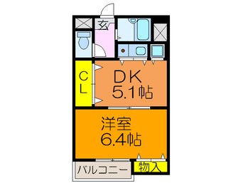 間取図 ル・サンティエ