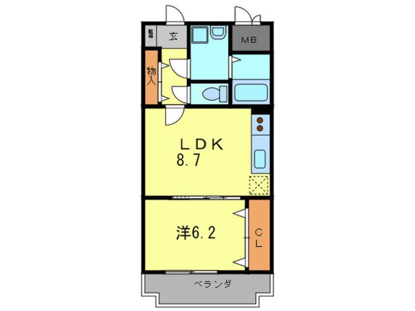 間取図 フレシ－ル