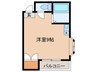 モアメゾンⅡ 1Rの間取り
