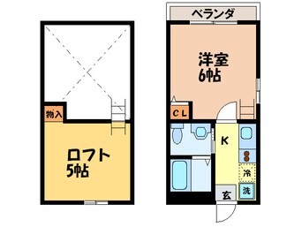 間取図 ロフティ西ノ京Ⅱ