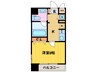 アーバンフラッツ四条西洞院 1Kの間取り