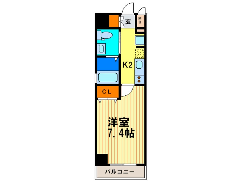 間取図 アーバンフラッツ四条西洞院