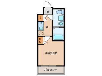 間取図 グランドロアール上新庄(304)