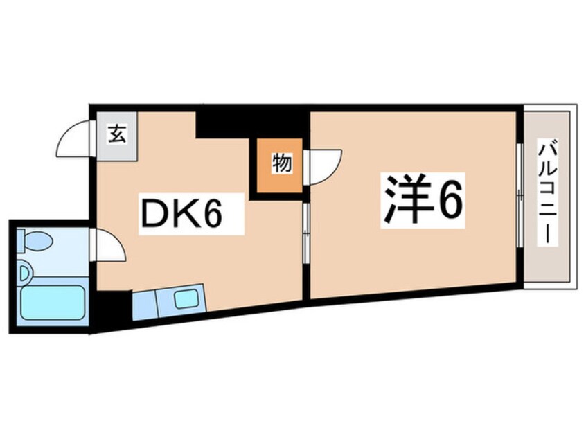 間取図 コスモハイツ