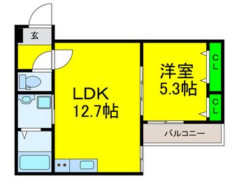 間取図 サン・ルーチェ