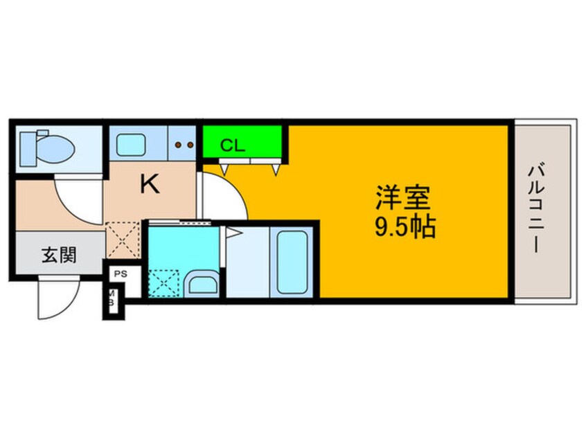間取図 フジパレス堺鳳駅北Ⅱ番館