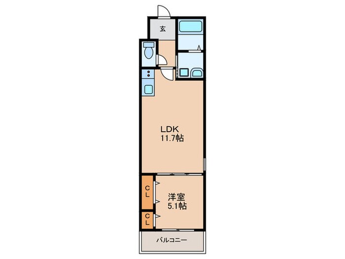 間取り図 フジパレス鶴原