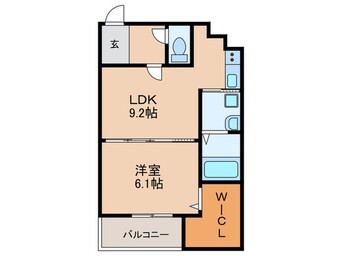 間取図 フジパレス鶴原