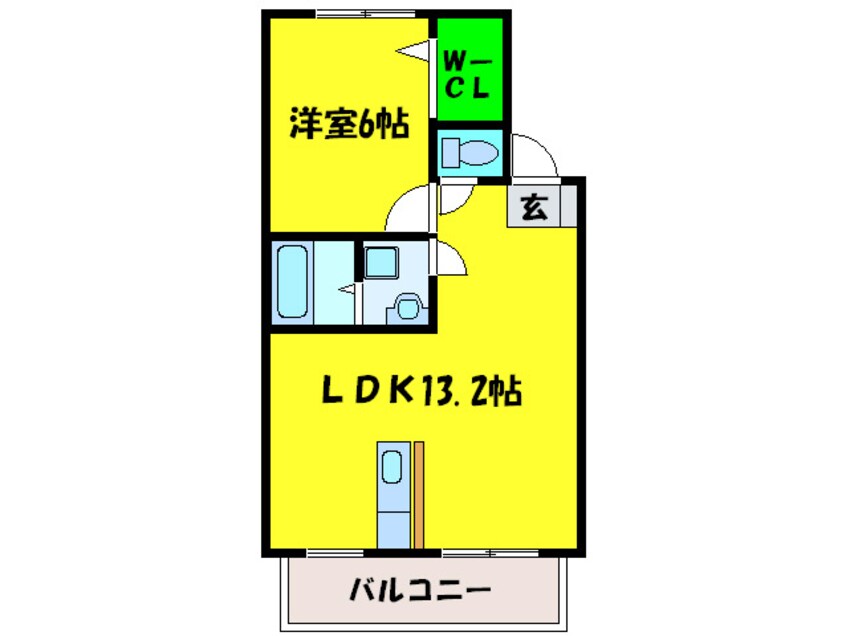 間取図 リバティ－コ－ト