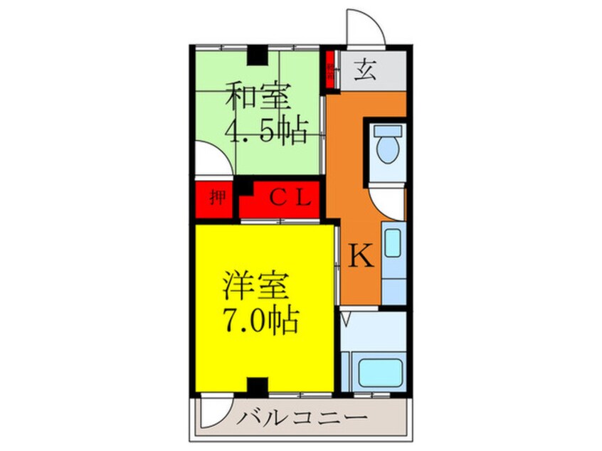 間取図 由上ビル