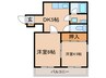 ハイム岡 2DKの間取り