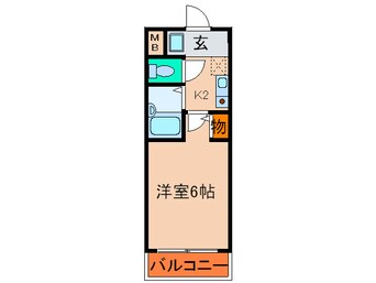 間取図 パライッソはやし