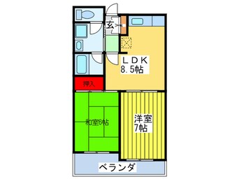 間取図 クレア・コート