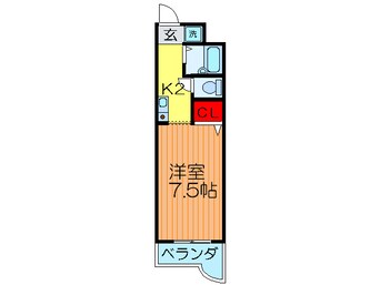 間取図 アルコープ岡本