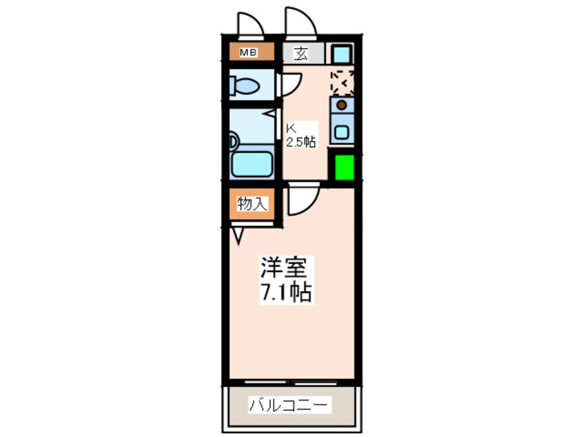 間取図 ビオス京橋