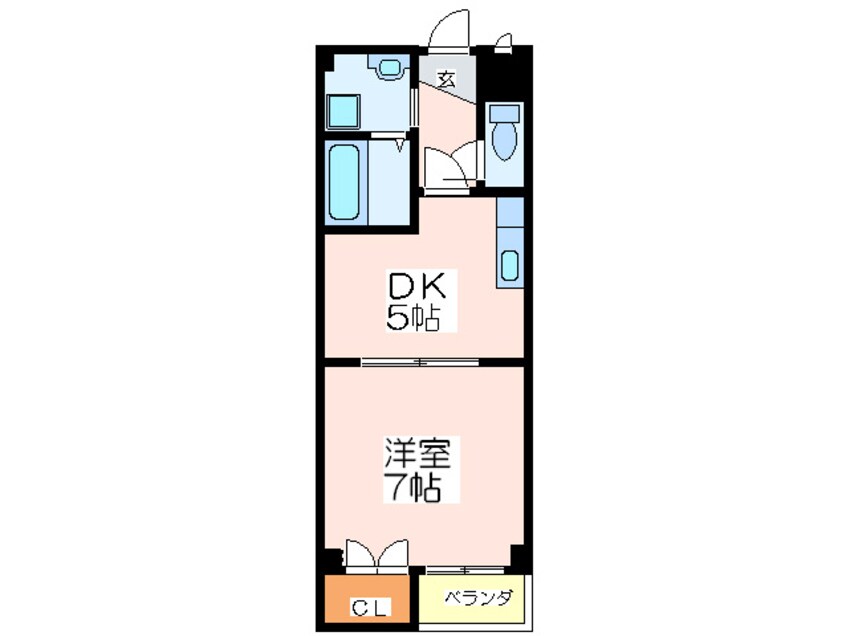 間取図 アッシュドゥエスペランス
