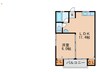 なぎさマンション 1LDKの間取り