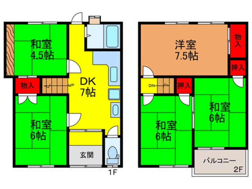間取図 新橋町駅前戸建