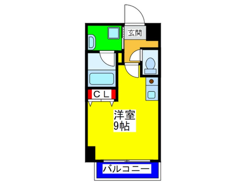 間取図 ハ－ティ玉造