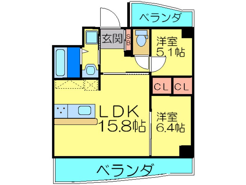 間取図 ハイ・フェンス守口