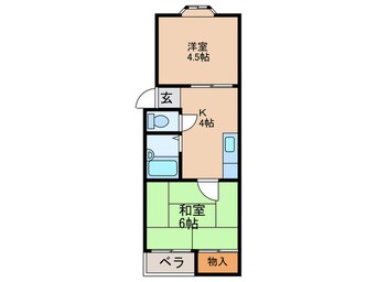 間取図 二見ハイツ