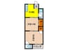 宮井マンション 2Kの間取り