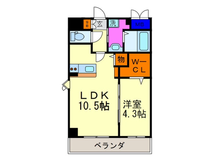 間取り図 ソレイユ深草