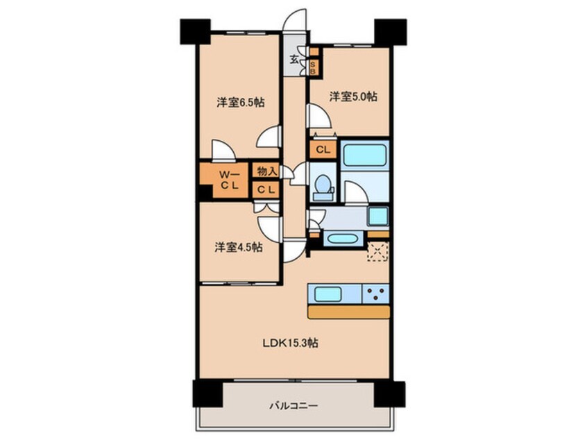 間取図 S-FORT大阪同心