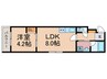 EASE京都室町 1LDKの間取り