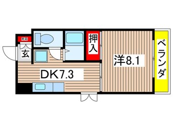 間取図 ウェスト