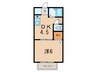 グラン芦屋 1DKの間取り