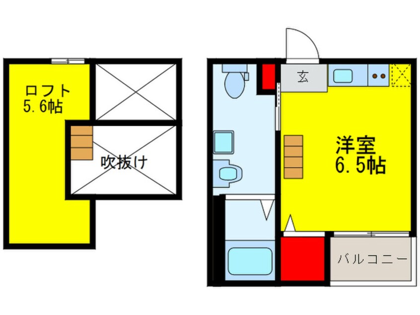 間取図 ソレイユ堺