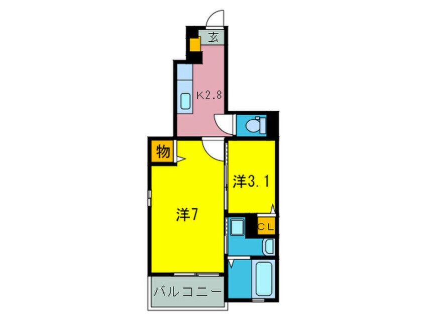 間取図 ボヌール