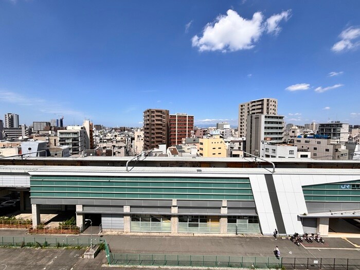 室内からの展望 Ｍプラザ長居駅前