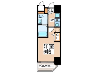 間取図 ｸﾘｽﾀﾙｸﾞﾗﾝﾂ大阪ｾﾝﾀ-Ｓｔ(1005)