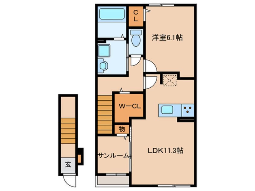 間取図 スペロ大井