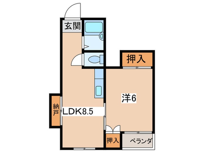 間取り図 グランドハイツ正覚寺