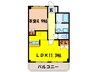 エトワ－ル 1LDKの間取り