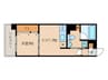 G-CREST 京都四条烏丸 1DKの間取り