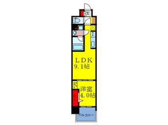 間取図 アーバネックス梅田中崎町