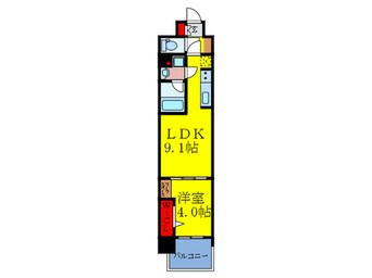 間取図 アーバネックス梅田中崎町