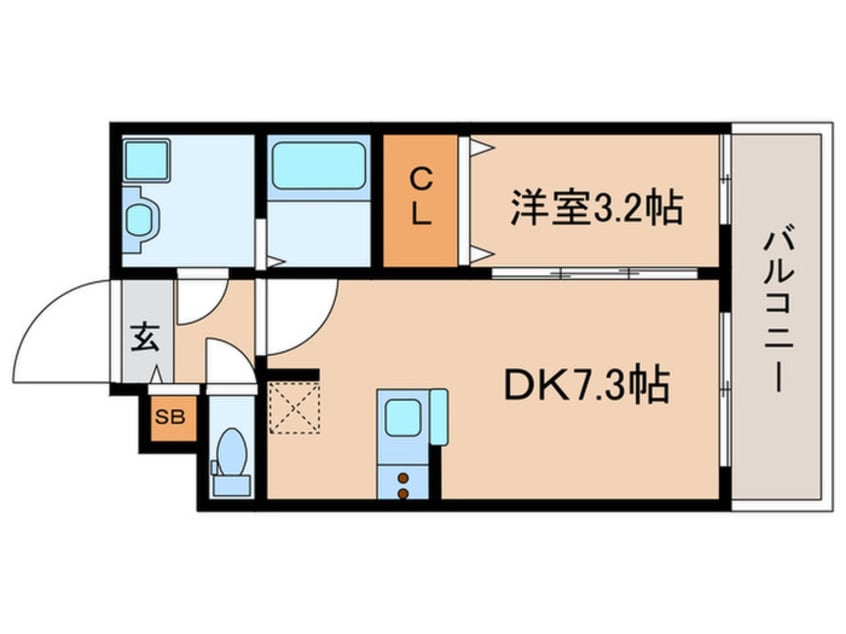 間取図 ﾌｧｽﾃｰﾄ京都ｽﾃｰｼｮﾝｳｫｽﾞ(717)