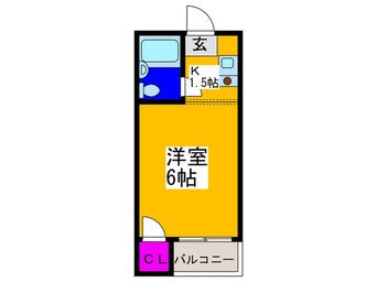 間取図 ロジーパレス平野