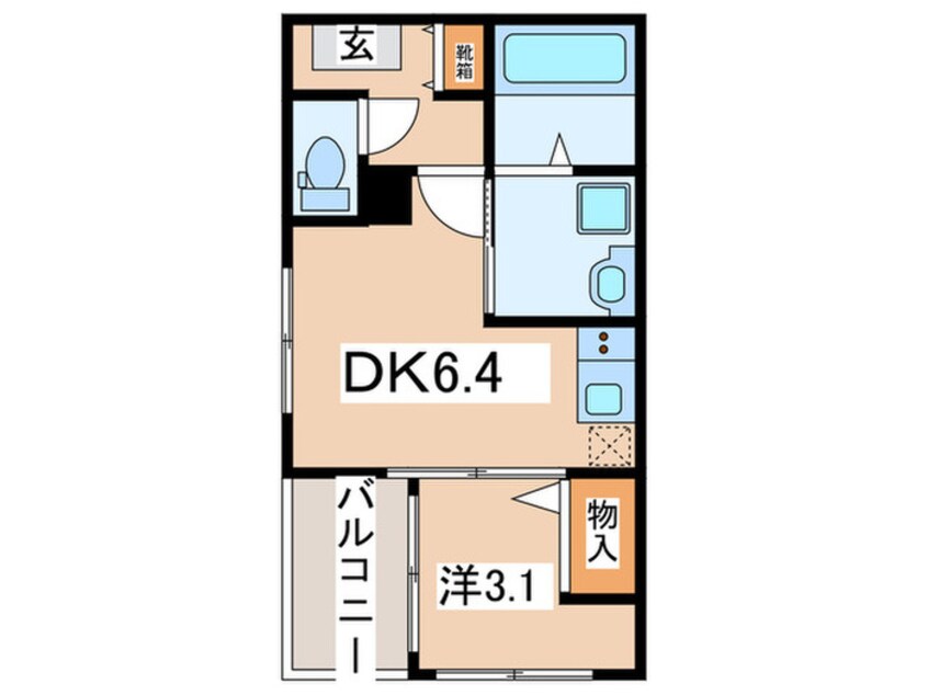 間取図 ベルルミエール中川