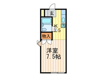 間取図 ノースキャッスル