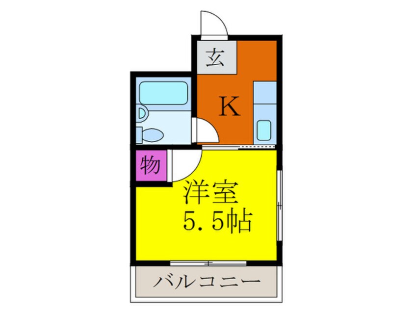 間取図 ナンノ第１５号館