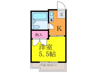 間取図 ナンノ第１５号館