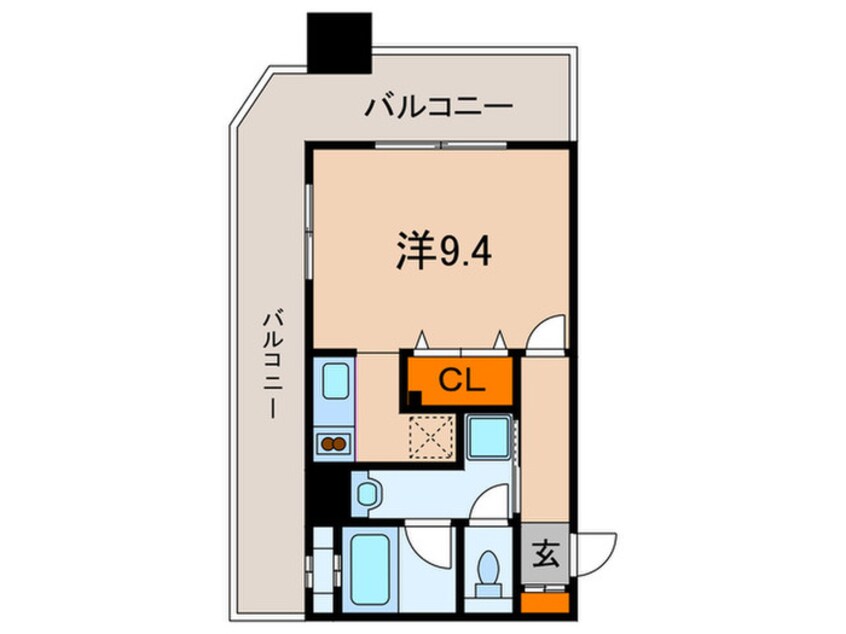 間取図 ベルヴィ六甲